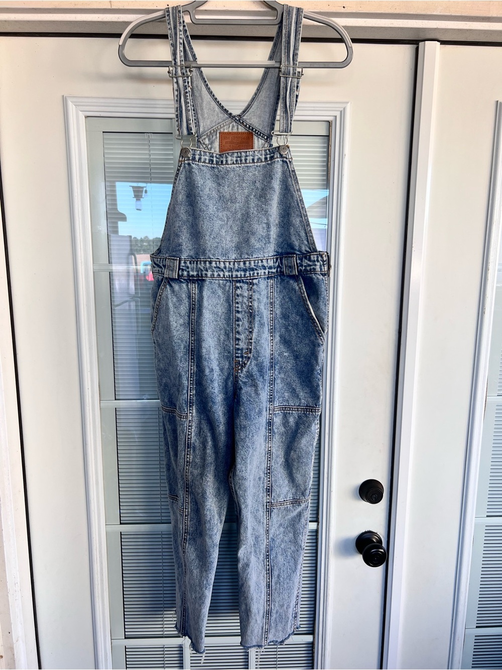 Levi's Light Blue Wash Denim Overalls